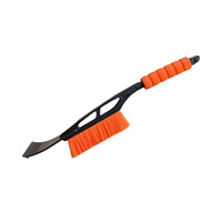 Brosse à neige et grattoir à glace avec poignée confortable pour le nettoyage hivernal du pare-brise de la voiture
