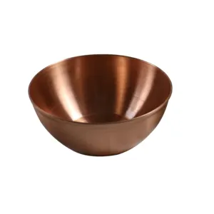 Promotional metal spinning large copper bowl