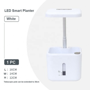 Mini jardin intelligent créatif pour plantes, jardin d'intérieur, pot hydroponique pour fleurs, jardin domestique, pots intelligents avec lumière LED - Product Image 3