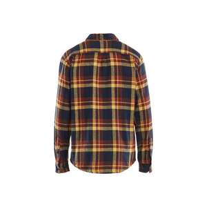 BLAKLADER-Chemise en flanelle 328811685986M Rouge brûlé/Marine foncé-CHEMISES DE TRAVAIL EAN 7330509907467 - Product Image 2