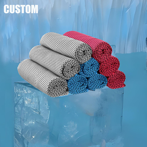 Serviette rafraîchissante en microfibre avec logo personnalisé, antimicrobienne, à refroidissement instantané, pour le cou et le <span class=keywords><strong>visage</strong></span>, portable - Product Image 1