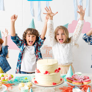 Hot <b>Birthday</b> Cake Insert Cards Happybirthday <b>Birthday</b> Party Dress up INS Glitter Plug-in Wholesale - Product Image 3