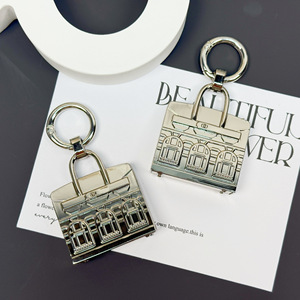 New mini nhà nhỏ túi kim loại túi Mặt dây chuyền phụ kiện khóa đầu treo phụ kiện xe hơi xe treo phụ kiện Keychain - Product Image 4