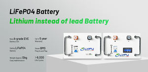 โรงงาน LVFU รับผลิตแบตเตอรี่ลิเธียม 12 โวลต์ ราคาถูก 100 แอมป์ชั่วโมง แบตเตอรี่รถกอล์ฟ 48 โวลต์ ระบบโซลาร์เซลล์ 3 กิโลวัตต์ 5 กิโลวัตต์ 15 กิโลวัตต์ - Product Image 5