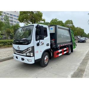 Camion à ordures à haute compression entièrement scellé avec compacteur de déchets et réservoir de drainage des eaux usées - Product Image 1