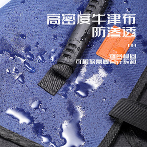 Kit de herramientas de reparación eléctrica resistente al desgaste, bolsa de lona Oxford impermeable y portátil para electricistas automotrices - Product Image 1