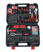 Ensemble d'outils de mécanicien 37-123 pièces avec coffret FY-6016-17, jeu de clés à douille et à cliquet pour la réparation automobile et l'entretien automobile