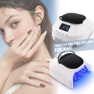 Lampe à ongles UV LED sans fil 86W haute puissance, séchoir électrique portable en plastique pour le durcissement du vernis gel, idéal pour les salons de manucure - Product Image 1