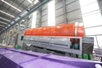 Usine de tri de la matière première déchirable (MFD) pour la production de combustible dérivé des déchets (RDF) – Ligne de recyclage des déchets solides municipaux (MSW) avec séparateur d'air et tamis rotatif automatique