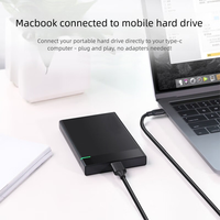 Cable de Carga Rápida USB 3.0, Adaptador Tipo-C Micro B, PVC Ecológico, Conductor de Cobre Puro Blindado, para Computadora, Cámara, Teléfono Móvil