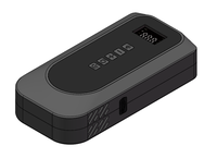 Station d'alimentation portable au lithium-ion 12V avec panneau solaire, démarreur de voiture, compresseur d'air, booster de batterie et fonction de communication avec les animaux de compagnie