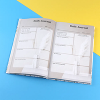 Hochwertige benutzer definierte gedruckte Executive Notebook Planer Bester Preis Wöchentliche Ziel Sublimation Journal Tagebuch Buch mit Papier umschlag