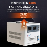 Protecteur de tension CA haute précision SVC(TND)-3000VA 220V, régulateur/stabilisateur de tension automatique monophasé à commande par servomoteur