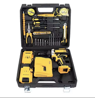 Perceuse à percussion sans fil OEM, ensemble de perceuses électriques portables multifonctions, kit d'outils de tournevis électrique avec 118/60 accessoires