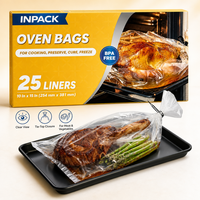 Sacs de cuisson en nylon résistants à la chaleur, compatibles four et micro-ondes, 100 unités, pour la fête de Thanksgiving, 450°F, logo personnalisé, dinde, USA, UE