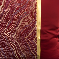 Funda de cojín decorativa de terciopelo rojo, cojín cuadrado para sofá, sala de estar