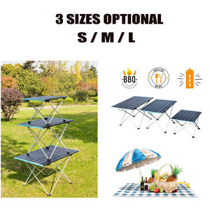 Table pliante légère de grande taille en alliage d'aluminium pour pique-nique <span class=keywords><strong>Camping</strong></span> Beach Desk Outdoor Portable With Carry Bag Travel Ger - Product Image 6