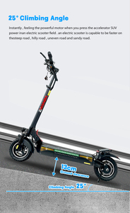 Scooter Eléctrico Geofought L12 para Adultos, 800W, 48V, 13Ah, 27mph, Alta Velocidad, Todoterreno, Envío desde Almacén en EE. UU. - Product Image 3