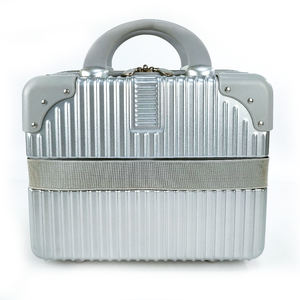 מותאם אישית מיני יוקרה עמיד למים נסיעות מקרה lugguge תיק גדול קיבולת ידית נייד ABS מזוודה - Product Image 5