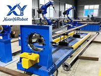 Station de soudage automatique PLC à entraînement électromécanique pour pipeline, ligne de préfabrication de tuyaux sur mesure, robot de découpe de tuyaux