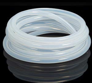 أنابيب مطاطية مخصصة من السيليكون مقاومة للحرارة عالية الجودة ، أنابيب مياه مرنة للطعام ، أنابيب قطع من السيليكون ، هيجيا هيبي - Product Image 1