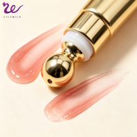 Gloss à lèvres professionnel vegan longue tenue haute pigmentation waterproof hydratant en tube souple à tête céramique pour marque privée