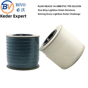 Tira de Borde de Goma de Silicona para Caja de Luz de Tela de 14*3 mm de Calidad Premium - Product Image 1