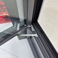 Fenêtre à battant et à bascule en aluminium insonorisée pour chambre à coucher, à rupture de pont thermique, réduction du bruit, verre trempé silencieux pour villa et maison