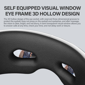 Vibración inteligente portátil Vibración inalámbrica Calefacción eléctrica Música inteligente Protector de ojos Masajeador De ojos - Product Image 4