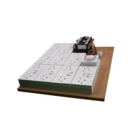 Hidroponik papan kontaktor 12/14 cara, lampu tumbuh pengontrol Timer relai UK MDF