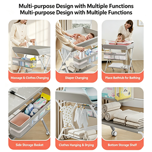 Cambiador de Bebé Premium Moderno con Estante de Almacenamiento, Diseño Ergonómico, Fabricante OEM - Product Image 3