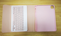 Clavier sans fil PU Leather TPU Tablet Case pour iPad Pro 11 Inch 2024 M4 A2836 Protective Cover Built in Pencil Slot