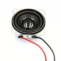 40 MM Square 4 Ohm 5W PU-Kegel lautsprecher Interner magnetischer Bass-Audio-Lautsprecher mit RoHS