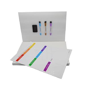 <span class=keywords><strong>Pizarra</strong></span> blanca <span class=keywords><strong>semanal</strong></span>, calendario magnético con marcador, diseño personalizado, borrado en seco - Product Image 3