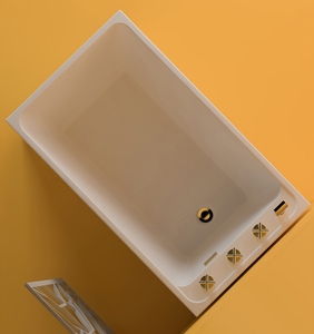 Vanna Porcelana SPA Bañera pequeña Masaje 1,5 m Baño independiente Bak Mandi Banheiro <span class=keywords><strong>Com</strong></span> Banheira Badkuip Vrijstaand - Product Image 6