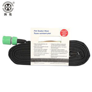 庭の点滴灌漑パイプ植物の根に水を落とすための黒いプラスチックの柔軟なソーカーホースパイプ - Product Image 4