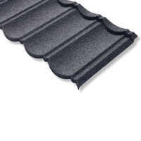 Tôle de Toiture en Aluminium-Zinc de Qualité Export, Matériau de Toiture Anti-Corrosion, Tuile Métallique Revêtue de Pierre