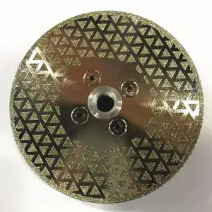 4 "galvanizado hoja de sierra de diamante Rueda de corte de disco amoladora de ángulo