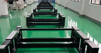 Machine d'impression textile directe de largeur d'impression de 1.8m avec 32 têtes Ricoh Gen6 et unité de séchage pour tissu de vêtement