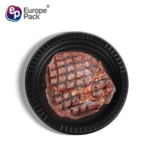 Eco amigable desechable biodegradable de almidón de maíz de plástico <span class=keywords><strong>duro</strong></span> negro platos de fiesta - Product Image 1