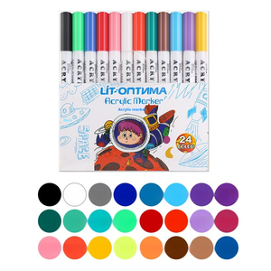 Art Supplies Organizer <strong>Washable</strong> Fabric <strong>Markers</strong> <strong>Washable</strong> Water Based Acrylic <strong>Marker</strong> Paint Graffiti <strong>Marker</strong> Large for Children