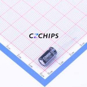 ตัวเก็บประจุอิเล็กโทรไลต์อะลูมิเนียมแบบ Through-Hole รุ่น KM1E101ME110A00CV0 ขนาด D6.3xL11 มม. 100uF 20% 25V ขา 2.5 มม. - Product Image 1