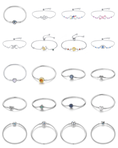 Ciondolo/<span class=keywords><strong>Charm</strong></span> Placcato Oro a Forma di Cuore con Zirconi, Motivi Occhi Misteriosi, Note Musicali e Girasoli, di Alta Gamma, Alla Moda, di Piccole Dimensioni - Product Image 2