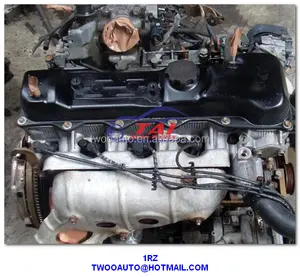 Motor usado para motor Toyota Hiace 1RZ 2RZ 3RZ em bom estado com caixa de câmbio