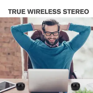Oem özelleştirme Mini taşınabilir Bluetooth kablosuz Surround ses zengin Bluetooth hoparlör