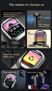 SE-ONE TWS Bt V5.4 Tiếng Ồn Hủy Bỏ Earbuds Hot Bán Giá Thấp Stereo Không Dây Headphone Với Điều Khiển Cảm Ứng LED Hiển Thị - Product Image 2