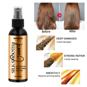 <span class=keywords><strong>Spray</strong></span> protecteur thermique de qualité professionnelle, <span class=keywords><strong>anti</strong></span>-frisottis, soyeux et lisse, protection contre la chaleur, marque privée - Product Image 4