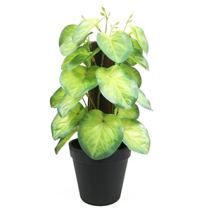 Planta Artificial de 28 Hojas y 32 cm de Alto, Decoración para Estantería, Bonsái Pequeño - Product Image 5