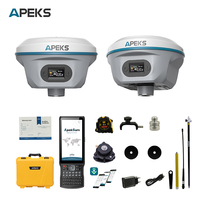Récepteur GNSS RTK Apeks AP20 avec micrologiciel évolutif, emplacement pour carte SIM, interface RS232, IMU 120, 1408 canaux, indice de protection IP66, pour drone RTK