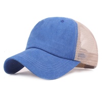 Logo personnalisé en gros Vintage Hommes Profil Bas Patch Noir Blanc 5 Panneau En Peluche Plaine En Détresse Chapeaux De Camionneur Mode Hip Hop